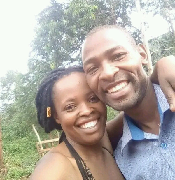 Smiling couple in Uganda